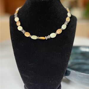 Silpada Green and Tan Necklace